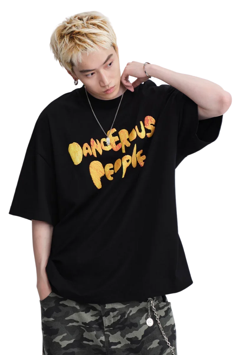 Dangerous People Detachable Chips Little D Doll Tee