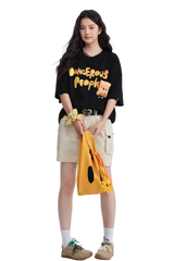 Dangerous People Detachable Chips Little D Doll Tee