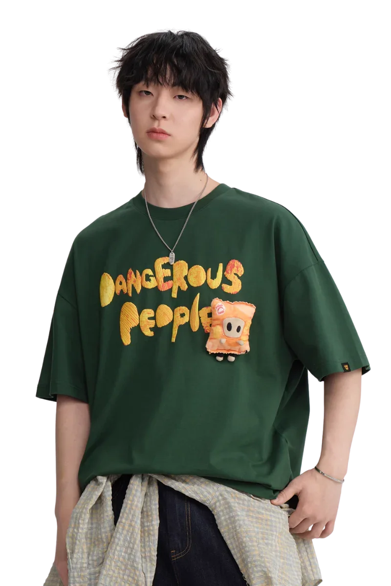 Dangerous People Detachable Chips Little D Doll Tee