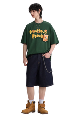 Dangerous People Detachable Chips Little D Doll Tee