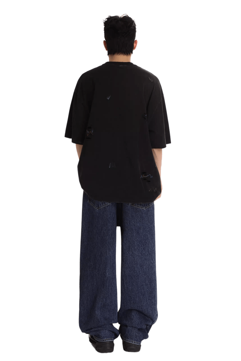 Masonprince Distressed Stained Logo Tee - ShaLaoBan
