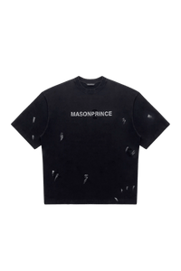 Masonprince Distressed Stained Logo Tee - ShaLaoBan