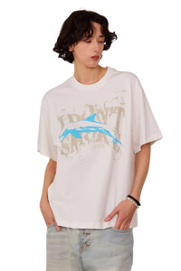 IDontSmoke Dolphin Vintage Print Tee