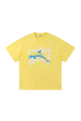 IDontSmoke Dolphin Vintage Print Tee