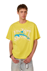 IDontSmoke Dolphin Vintage Print Tee
