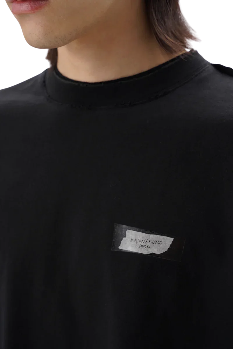 MasonPrince Double Collar Tape Reverse Tee