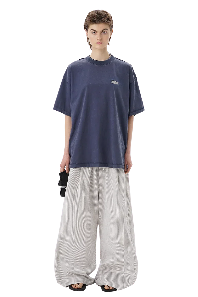 MasonPrince Double Collar Tape Reverse Tee