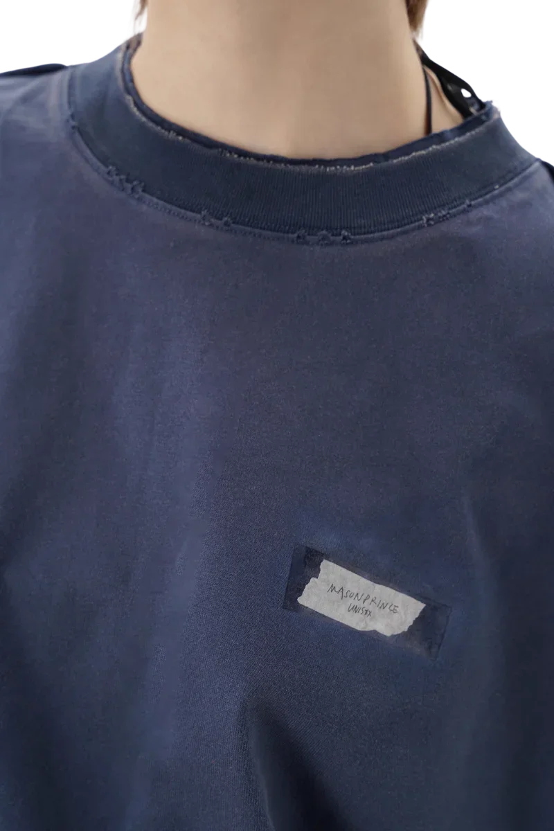 MasonPrince Double Collar Tape Reverse Tee
