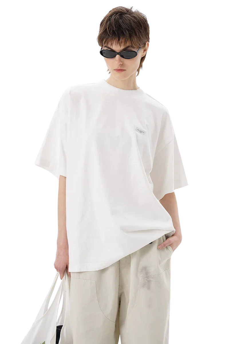 MasonPrince Double Collar Tape Reverse Tee