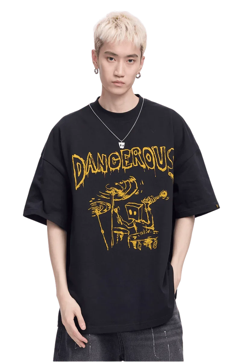 Dangerous People Drummer Tee - ShaLaoBan