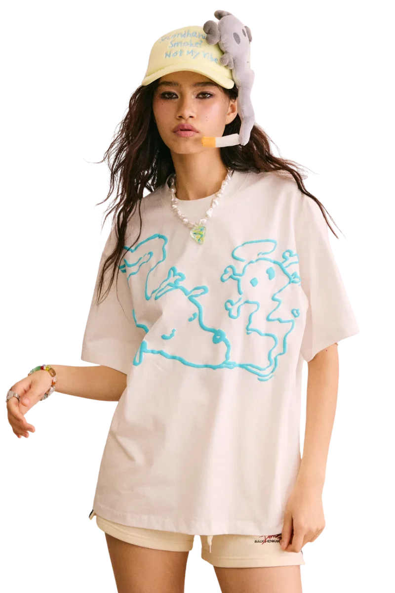 IDontSmoke Dynamic Smoke Puppy Tee