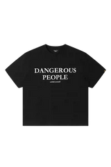 Dangerous People Elegant Font Logo Tee