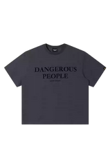 Dangerous People Elegant Font Logo Tee