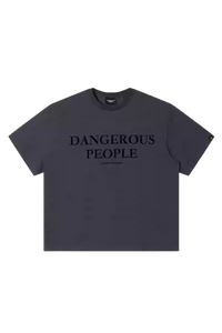 Dangerous People Elegant Font Logo Tee