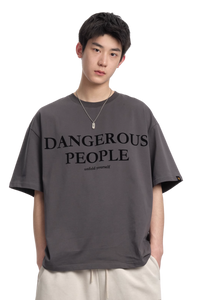 Dangerous People Elegant Font Logo Tee