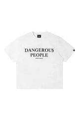 Dangerous People Elegant Font Logo Tee