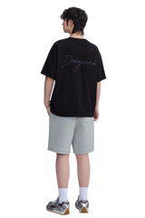Dangerous People Embossed Butterfly Reflective Print Tee