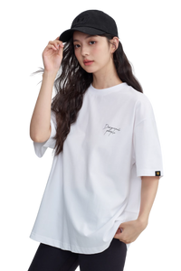 Dangerous People Embossed Butterfly Reflective Print Tee