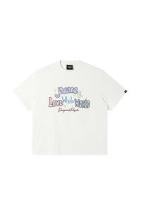 Dangerous People Embroidery Letters Graffiti Tee