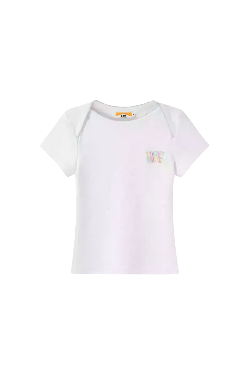 IDontSmoke Envelope Collar Ladies Tee