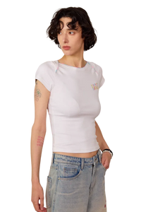 IDontSmoke Envelope Collar Ladies Tee
