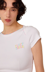 IDontSmoke Envelope Collar Ladies Tee