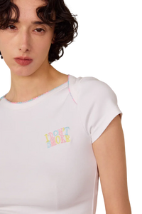 IDontSmoke Envelope Collar Ladies Tee