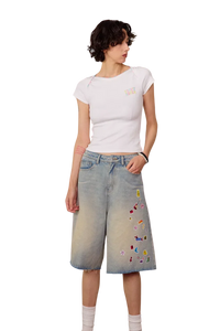 IDontSmoke Envelope Collar Ladies Tee