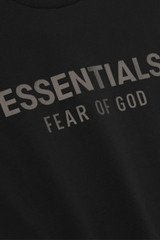 [Smaller Cutting] SS25 Essentials Fear Of God Classic Fit Tee JET BLACK
