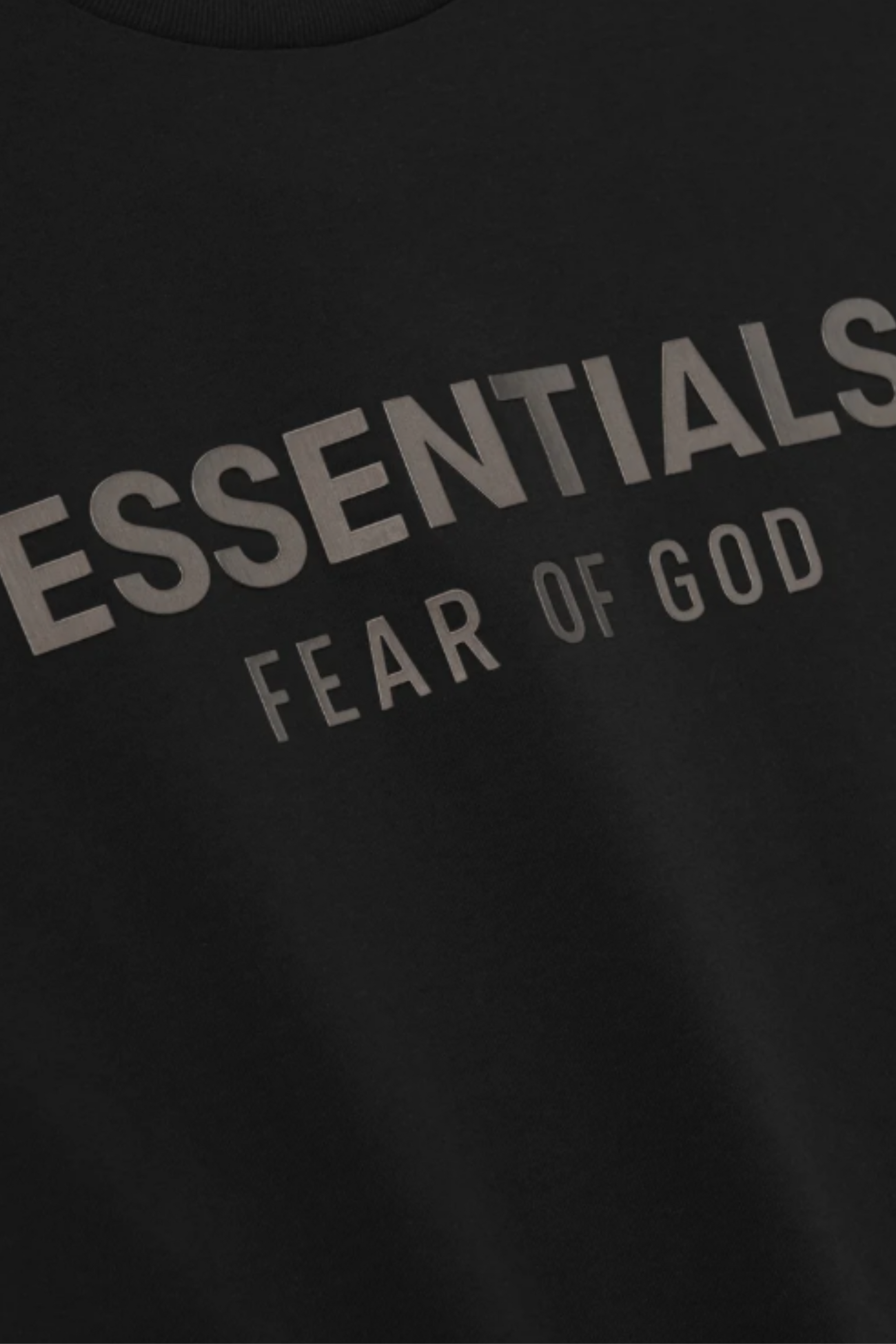 [Smaller Cutting] SS25 Essentials Fear Of God Classic Fit Tee JET BLACK