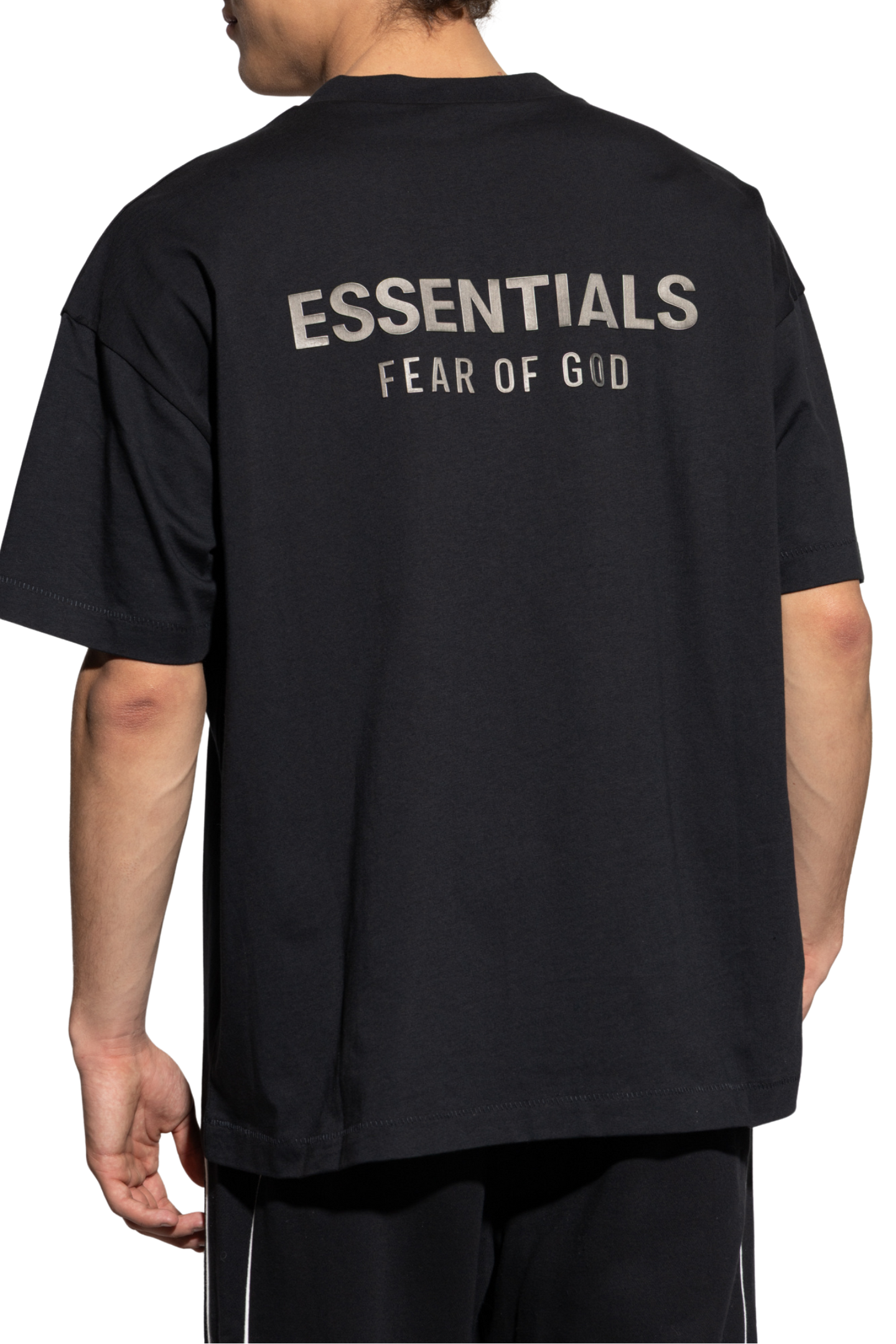 [Smaller Cutting] FW25 Essentials Fear Of God Classic Fit Tee JET BLACK