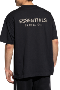 [Smaller Cutting] FW25 Essentials Fear Of God Classic Fit Tee JET BLACK