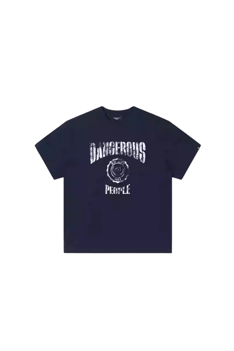 Dangerous People Faded College Tee - ShaLaoBan