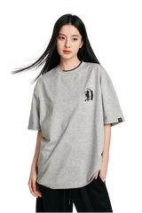 Dangerous People Faded Gothic Font Tee - ShaLaoBan