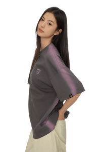 Dangerous People Faded Shoulder Embroidery Tee - ShaLaoBan