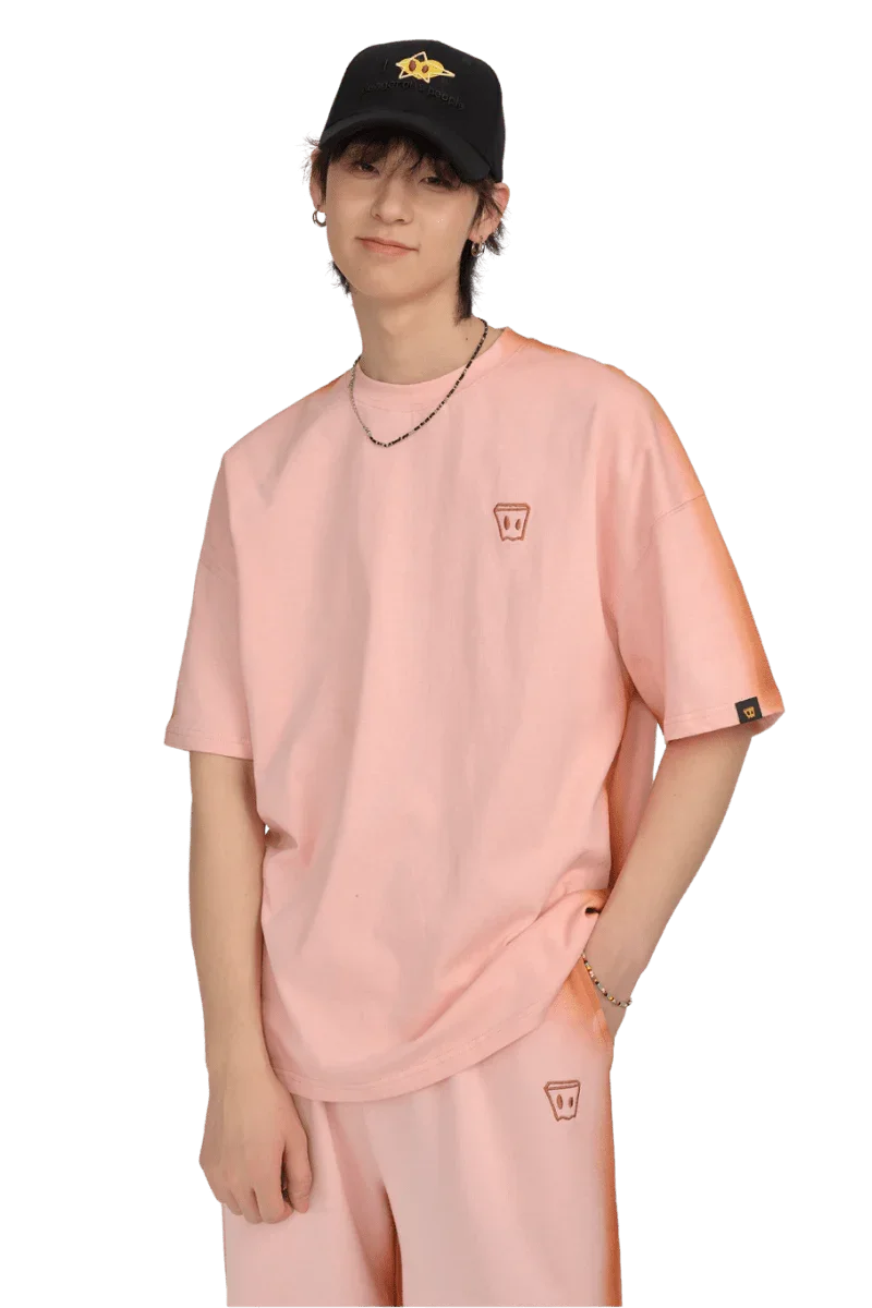 Dangerous People Faded Shoulder Embroidery Tee - ShaLaoBan