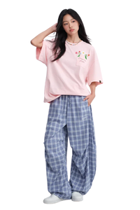 Dangerous People Floral Letter Pocket Tee
