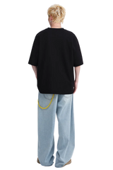 Dangerous People Floral Letter Pocket Tee