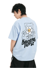 Dangerous People Flower Pin Heavy Weight Tee - ShaLaoBan