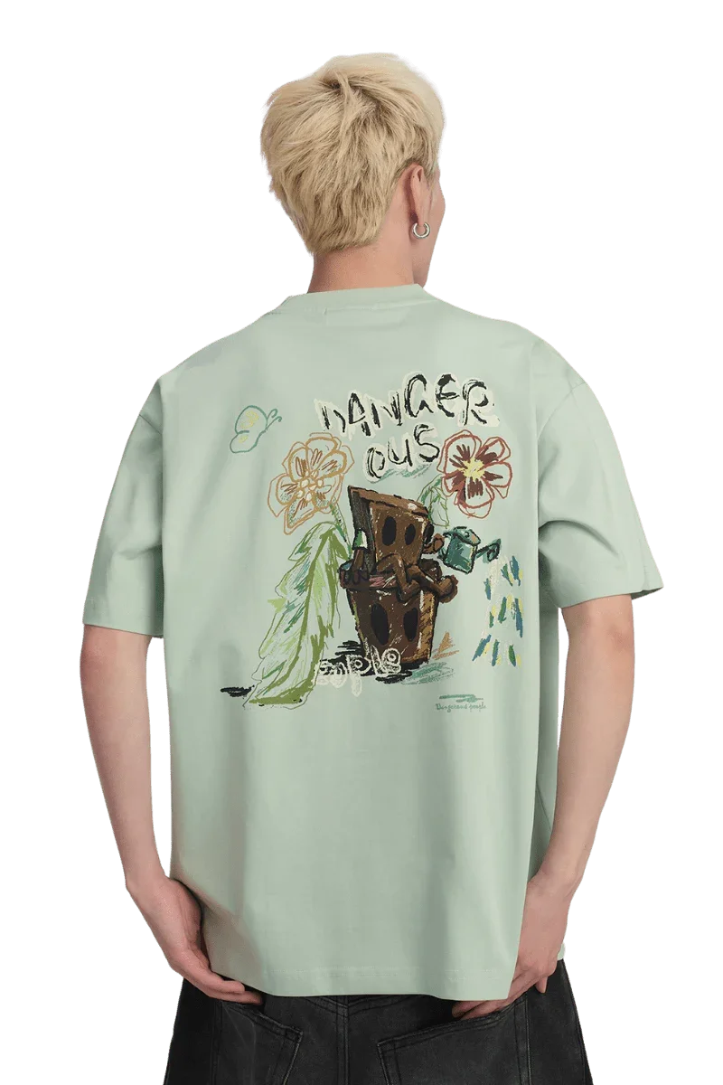 Dangerous People Flower Pot Tee
(Sorona Material) - ShaLaoBan