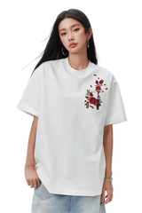 MEDM SS25 Flowers Embroidery Tee