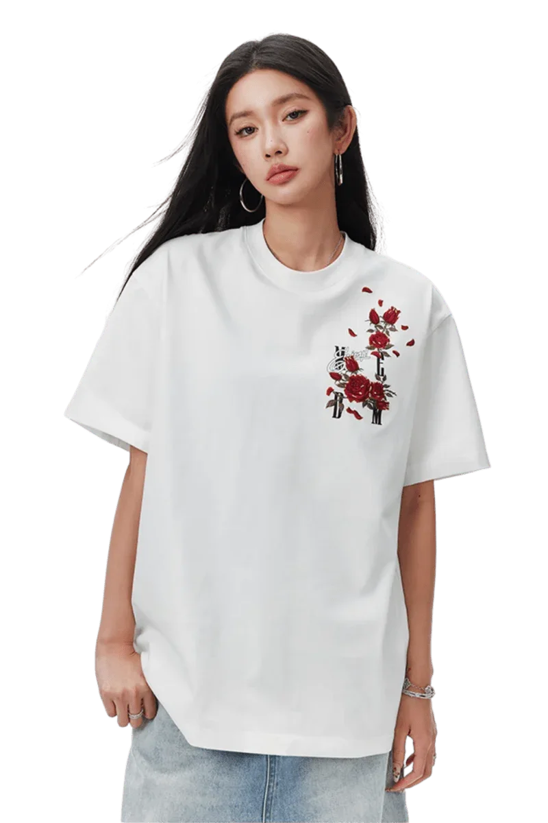 MEDM SS25 Flowers Embroidery Tee