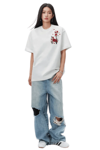 MEDM SS25 Flowers Embroidery Tee