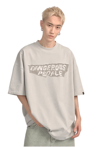 Dangerous People Front Patch Tee - ShaLaoBan