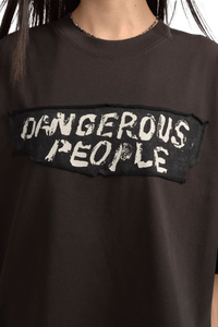 Dangerous People Front Patch Tee - ShaLaoBan