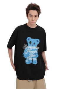 Dangerous People Furry Bear Tee - ShaLaoBan