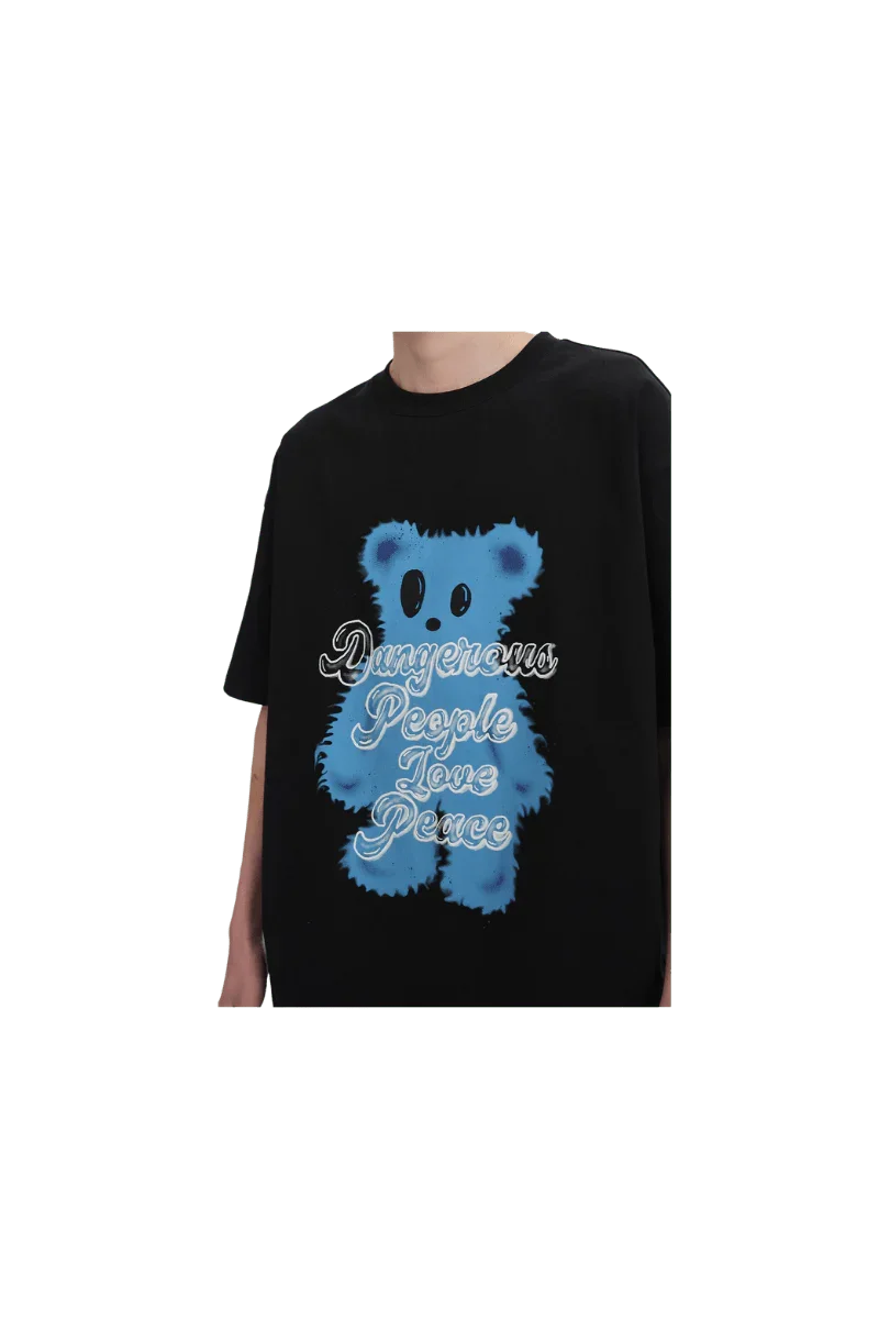 Dangerous People Furry Bear Tee - ShaLaoBan