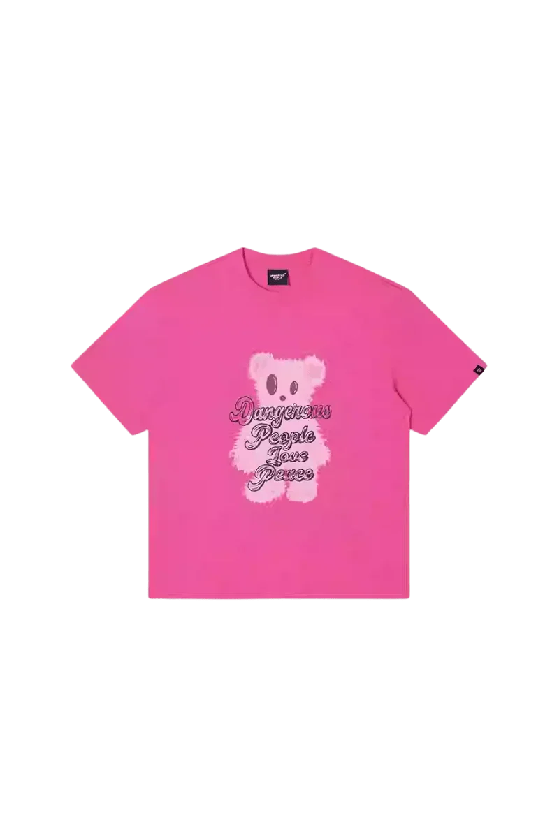 Dangerous People Furry Bear Tee - ShaLaoBan