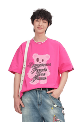 Dangerous People Furry Bear Tee - ShaLaoBan