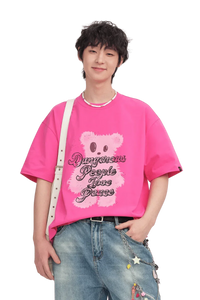 Dangerous People Furry Bear Tee - ShaLaoBan